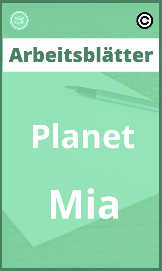 Planet Mia Arbeitsblätter mit Lösungen PDF