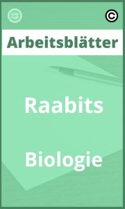 Arbeitsblätter Raabits Biologie PDF mit Lösungen