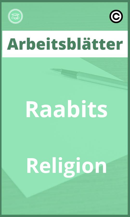 Raabits Religion Arbeitsblätter Lösungen PDF