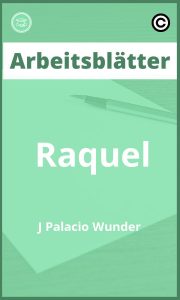 Arbeitsblätter Raquel J Palacio Wunder mit Lösungen PDF