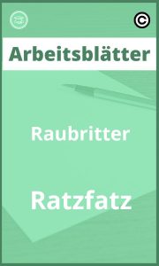 Raubritter Ratzfatz Arbeitsblätter mit Lösungen PDF