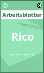 Rico Oskar Und Die Tieferschatte Arbeitsblätter PDF Lösungen