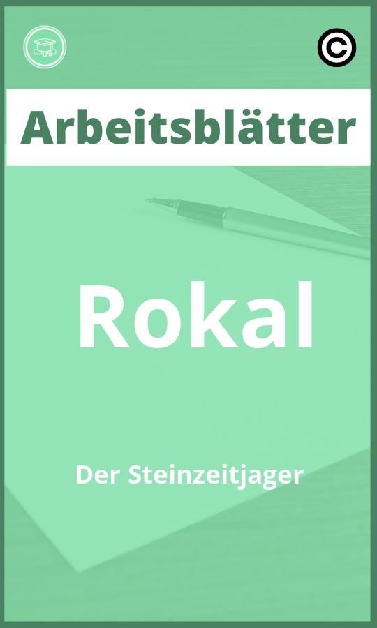 Arbeitsblätter Rokal Der Steinzeitjäger Lösungen PDF