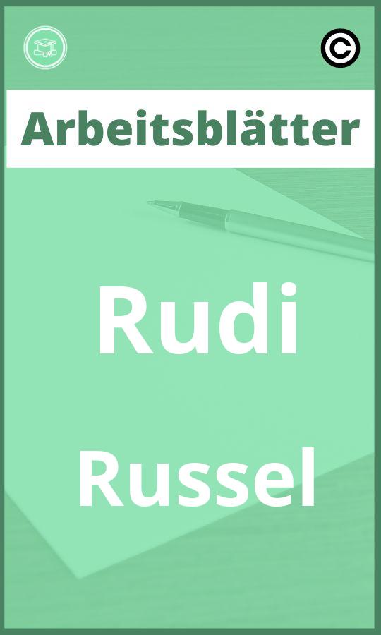 Arbeitsblätter Rudi Rüssel PDF mit Lösungen