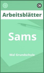 Sams Wal Grundschule Arbeitsblätter Lösungen PDF