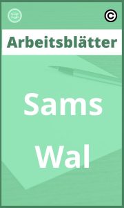 Arbeitsblätter Sams Wal PDF Lösungen