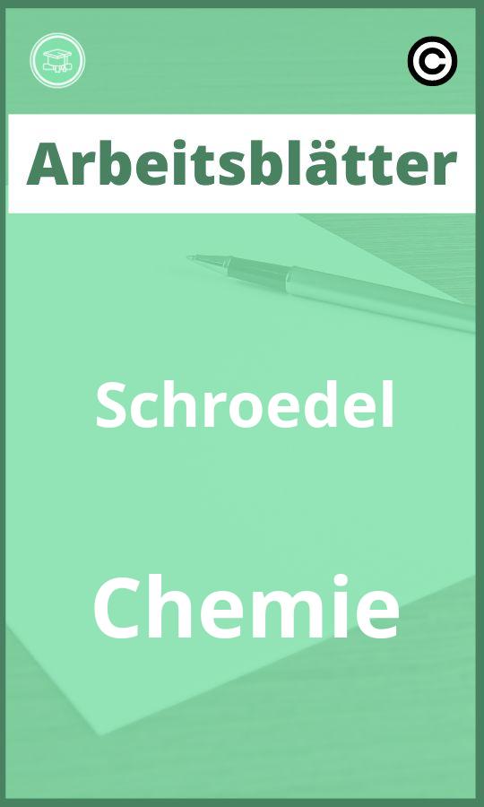 Arbeitsblätter Schroedel Chemie PDF mit Lösungen