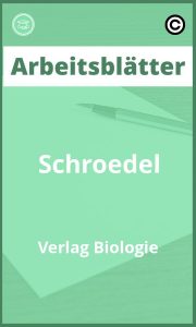 Schroedel Verlag Biologie Arbeitsblätter PDF mit Lösungen