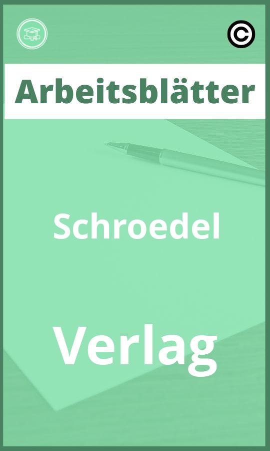 Arbeitsblätter Schroedel Verlag PDF mit Lösungen