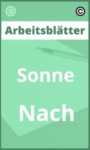 Arbeitsblätter Sonne Nach Lösungen PDF