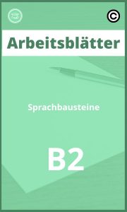 Sprachbausteine B2 Arbeitsblätter PDF Lösungen