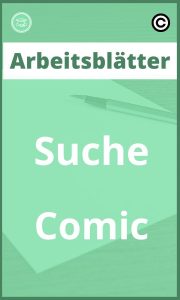 Suche Comic Arbeitsblätter Lösungen PDF