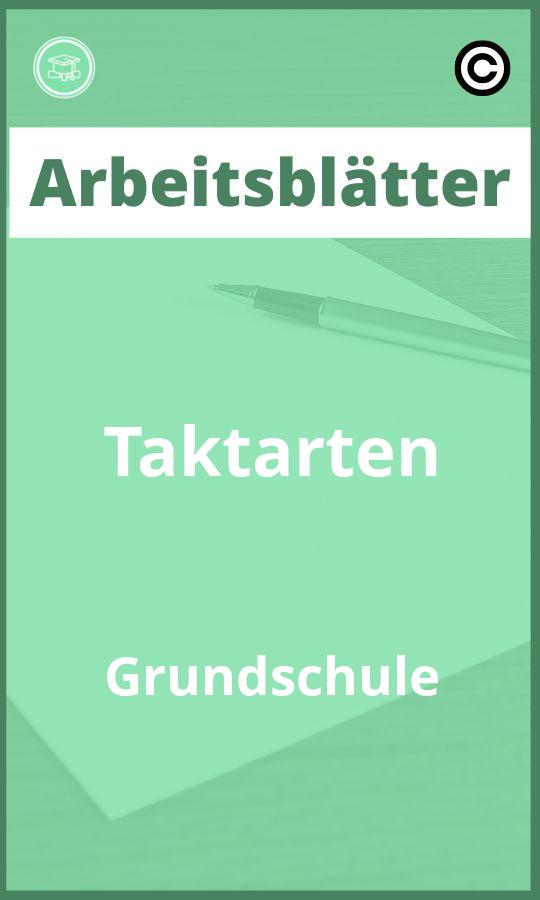 Arbeitsblätter Taktarten Grundschule Lösungen PDF