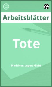 Arbeitsblätter Tote Mädchen Lügen Nicht PDF Lösungen