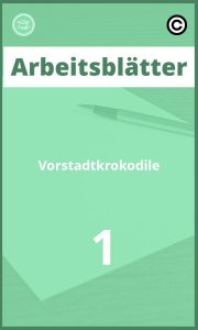 Vorstadtkrokodile 1 Arbeitsblätter PDF Lösungen