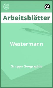 Arbeitsblätter Westermann Gruppe Geographie mit Lösungen PDF