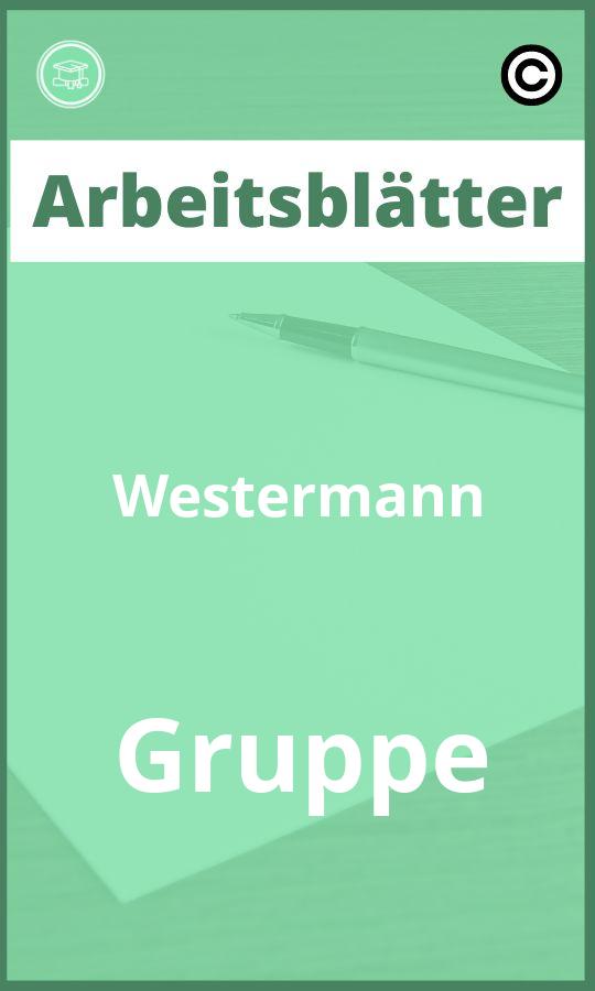 Westermann Gruppe Arbeitsblätter PDF Lösungen