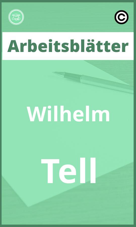 Arbeitsblätter Wilhelm Tell mit Lösungen PDF